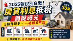 2026報稅別白繳！房貸利息抵稅關鍵曝光：5條件沒中＝一毛都扣不到